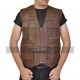 Jurassic World Hunter/Biker Leather Vest (Chris Pratt)